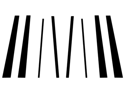 lexus lx 1998-2007 Camo Pillar Trim Diagram