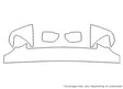 lx 3M Clear Bra Hood Precut PPF Diagram