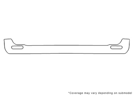 lx 3M Clear Bra Door Cup Precut PPF Diagram