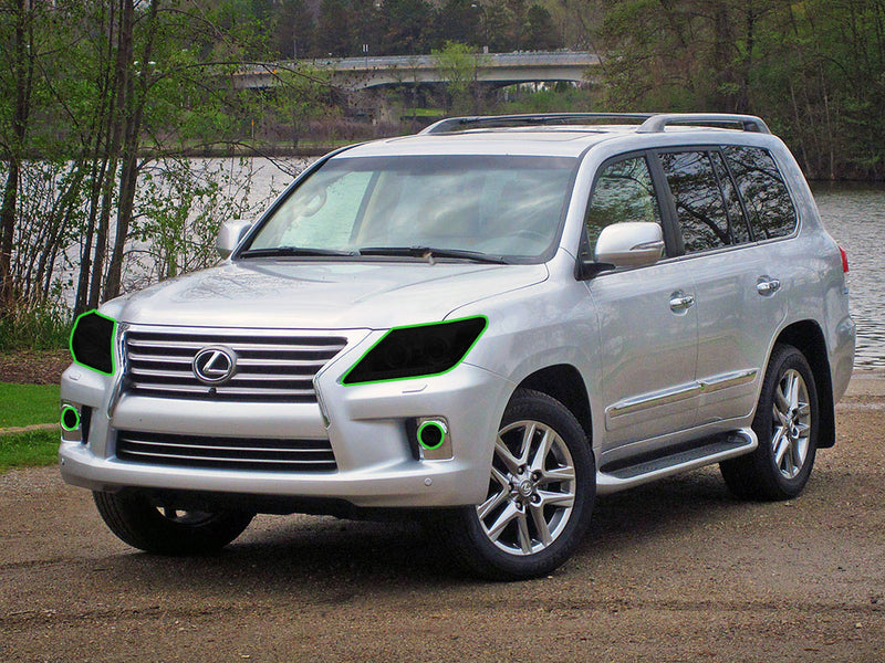 lexus lx 2013-2015 Headlight Tint Location