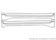 lx 3M Clear Bra Door Cup Precut PPF Diagram