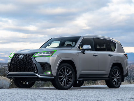 lexus lx 2022-2023 Headlight Protection Installation Location