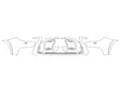 lx Avery Dennison Clear Bra Bumper Precut PPF Diagram