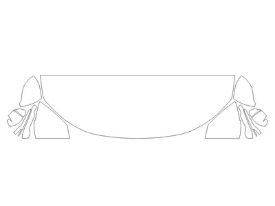lx 3M Clear Bra Hood Precut PPF Diagram