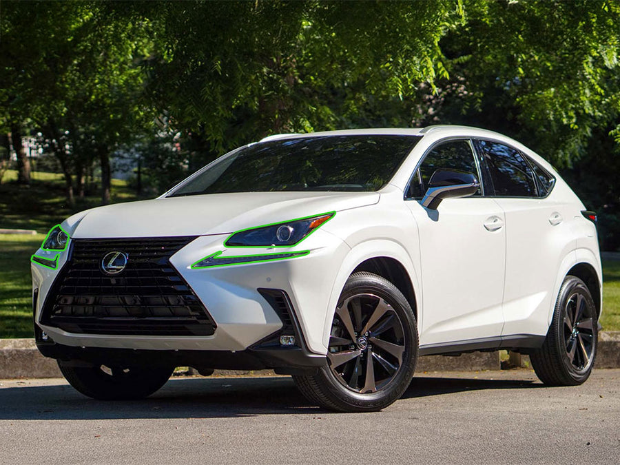 lexus nx 2018-2021 Headlight Protection Installation Location