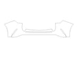 nx 3M Clear Bra Door Cup Precut PPF Diagram