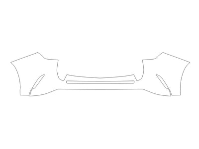 nx 3M Clear Bra Door Cup Precut PPF Diagram