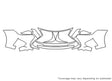 rc 3M Clear Bra Bumper Precut PPF Diagram