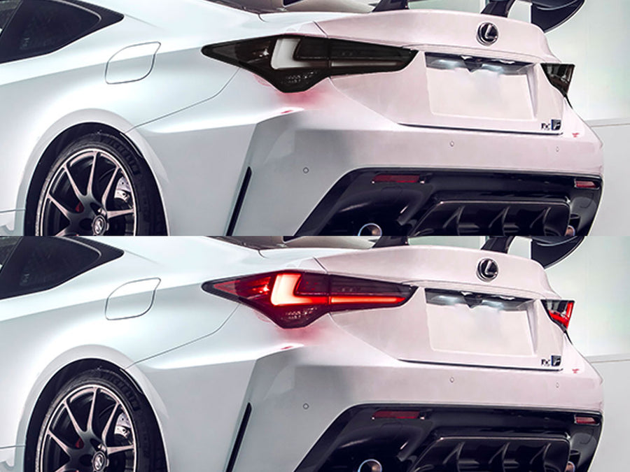 rc Before and After Smoked Taillights