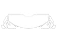 rc 3M Clear Bra Hood Precut PPF Diagram