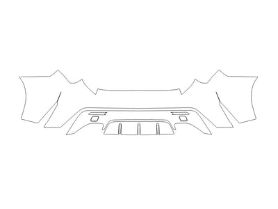 rc 3M Clear Bra Door Cup Precut PPF Diagram