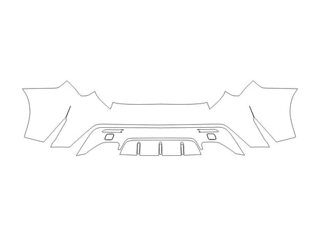 rc 3M Clear Bra Door Cup Precut PPF Diagram