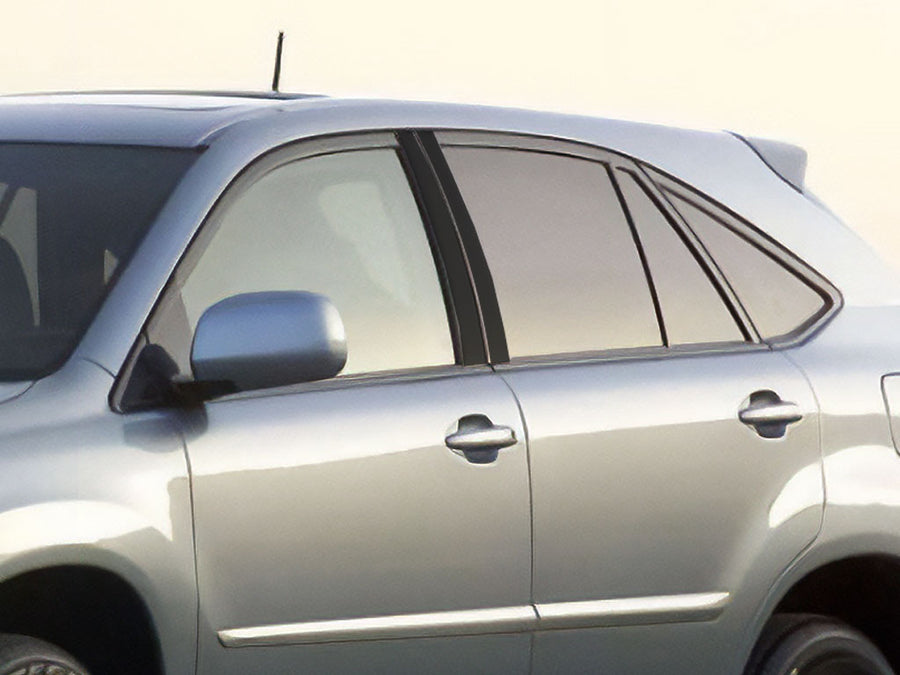 lexus rx 1999-2003 Matte Black Pillar Cover Diagram