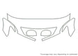 rx Avery Dennison Clear Bra Hood Precut PPF Diagram