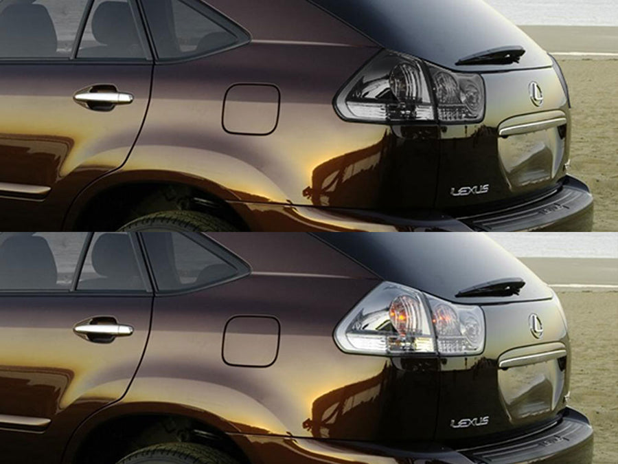 rx Before and After Smoked Taillights