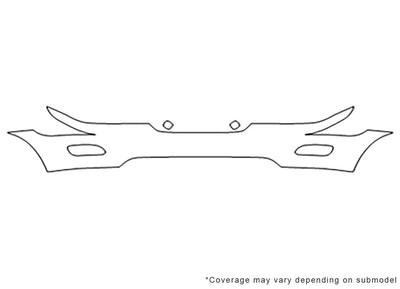 rx Avery Dennison Clear Bra Bumper Precut PPF Diagram