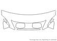 rx 3M Clear Bra Hood Precut PPF Diagram