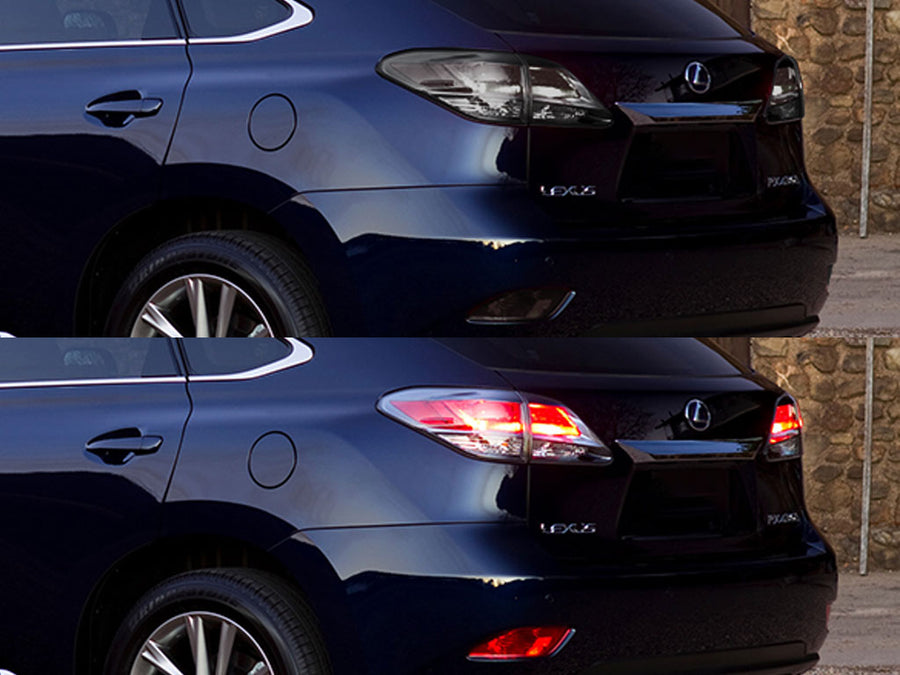rx Before and After Smoked Taillights