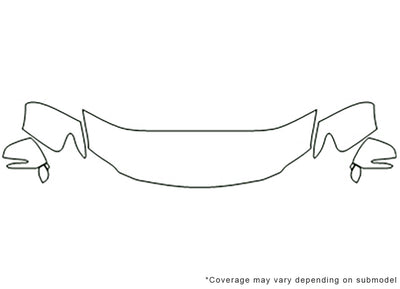 rx 3M Clear Bra Hood Precut PPF Diagram