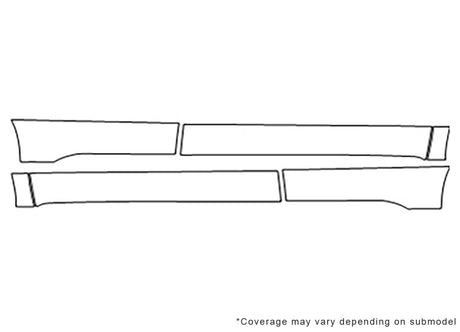 rx 3M Clear Bra Door Cup Precut PPF Diagram