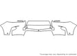 rx Avery Dennison Clear Bra Bumper Precut PPF Diagram