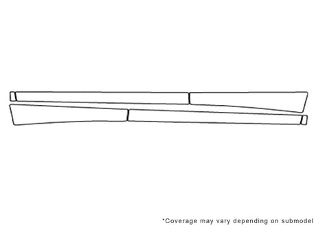 rx 3M Clear Bra Door Cup Precut PPF Diagram