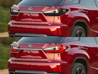 rx Before and After Smoked Taillights