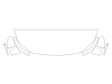 rx Avery Dennison Clear Bra Hood Precut PPF Diagram