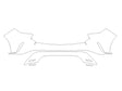 rx 3M Clear Bra Door Cup Precut PPF Diagram