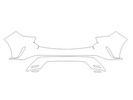 rx 3M Clear Bra Door Cup Precut PPF Diagram