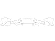 rz Avery Dennison Clear Bra Door Cup Precut PPF Diagram