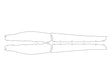 rz 3M Clear Bra Door Cup Precut PPF Diagram