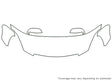 sc 3M Clear Bra Hood Precut PPF Diagram