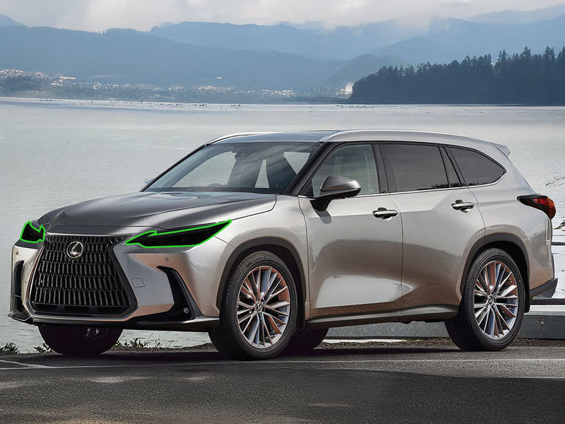 lexus tx 2024-2025 Headlight Tint Location