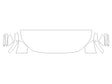 tx Avery Dennison Clear Bra Hood Precut PPF Diagram