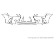 ux Avery Dennison Clear Bra Bumper Precut PPF Diagram