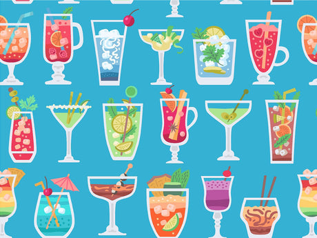 Liberating Libations Alcohol Vinyl Wrap Pattern~Rwraps Series 914 Digitally Printed Vinyl Wrap~0
