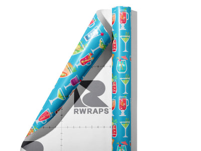 Liberating Libations Alcohol Wrap Film Sheets~Rwraps Series 914 Liberating Libations Alcohol Scrolled Sheet~3