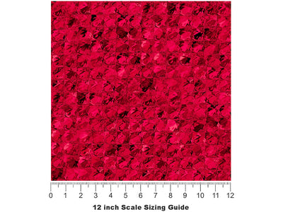 Liberty Bell Gemstone Vinyl Film Pattern Size 12 inch Scale~Rwraps Liberty Bell Gemstone Sizing Chart~2