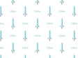 Libra Swords Astrology Vinyl Wrap Pattern~Rwraps Series 914 Digitally Printed Vinyl Wrap~0
