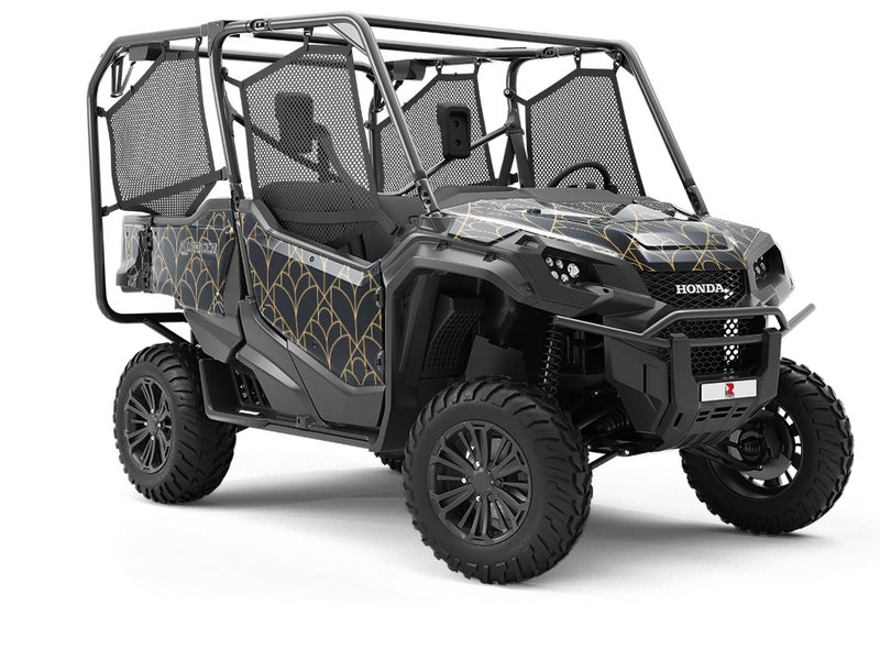 Library Visit Art Deco Utility Vehicle Vinyl Wrap