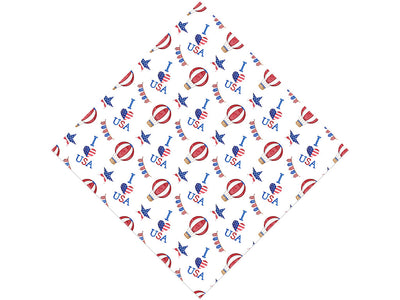 Lift Off Americana Vinyl Wrap Pattern