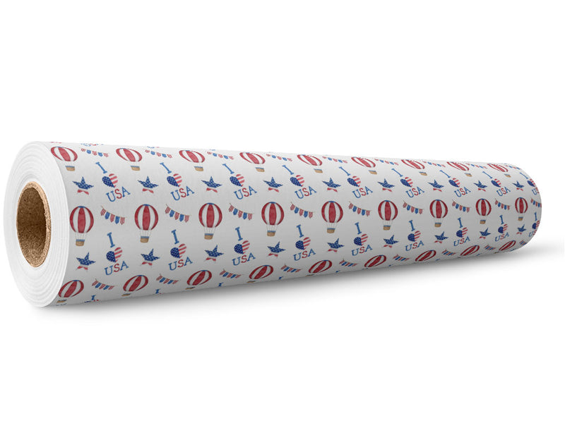 Lift Off Americana Wrap Film Wholesale Roll~Rwraps Series 914 Digitally Printed Vinyl Roll~5