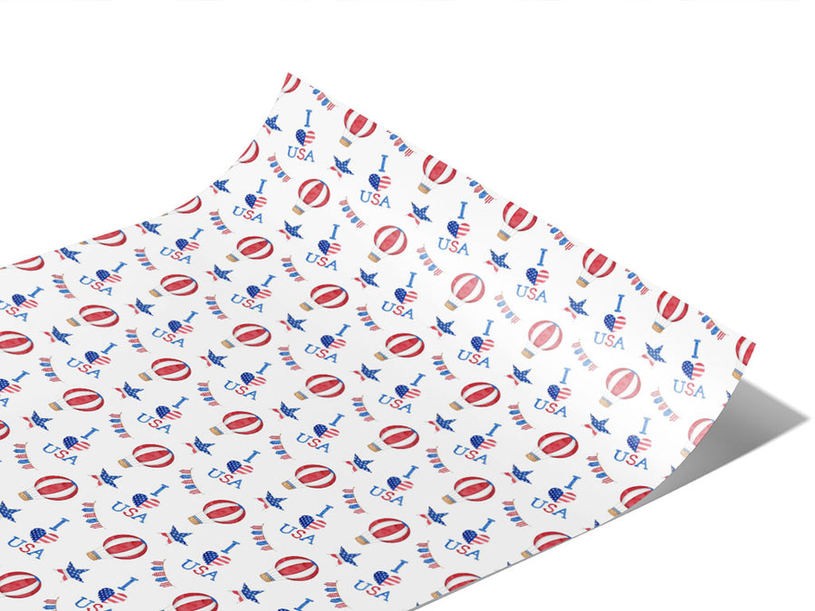 Lift Off Americana Vinyl Wraps~Rwraps Series 914 Digitally Printed Vinyl Wrap~1