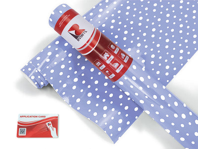 light blue polka dot Craft Vinyl Roll