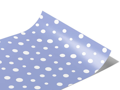 Light Blue Polka Dot Vinyl Wraps~Rwraps Series 914 Digitally Printed Vinyl Wrap~0