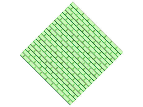 Light Green Brick Vinyl Wrap Pattern