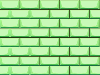 Light Green Brick Vinyl Wrap Pattern~Rwraps Series 914 Digitally Printed Vinyl Wrap~0