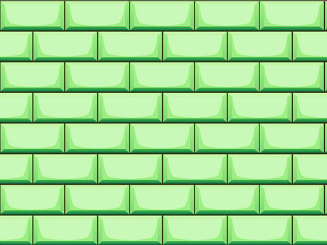 Light Green Brick Vinyl Wrap Pattern~Rwraps Series 914 Digitally Printed Vinyl Wrap~0