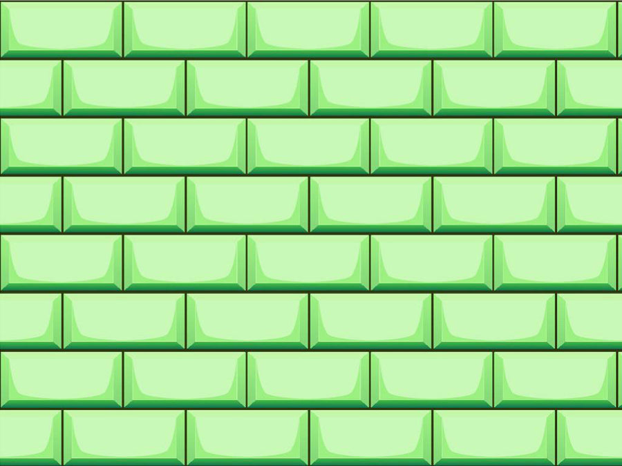 Light Green Brick Vinyl Wrap Pattern~Rwraps Series 914 Digitally Printed Vinyl Wrap~0